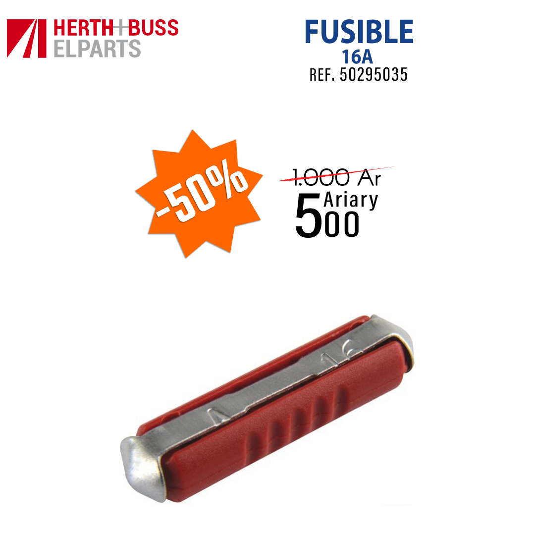 Fusible rouge 16A